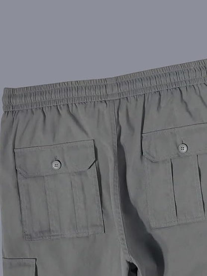 Men's Cotton Cargo Pants – Multi-Pocket Utility Trousers