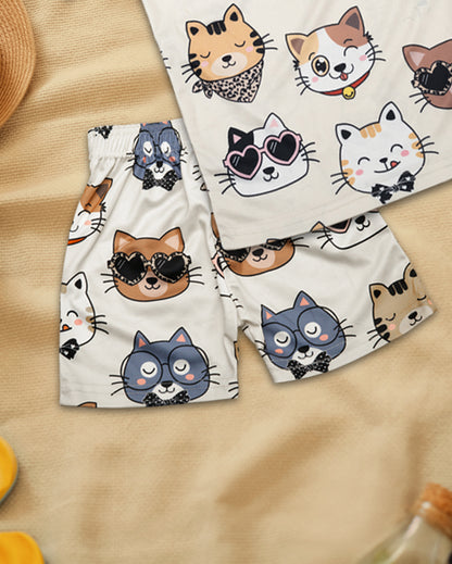 Lightweight Hosiery Fabric Kids' Nightwear with Fun Prints