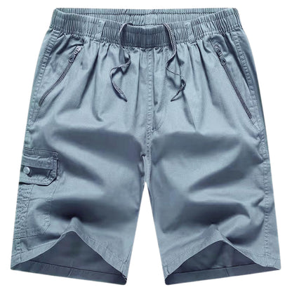 Men’s Premium Sky Cargo Shorts in Luxury Cotton