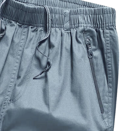 Men’s Premium Sky Cargo Shorts in Luxury Cotton
