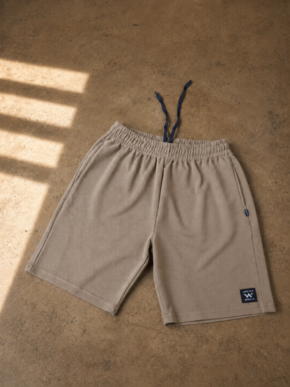 Beige AirWaffle Shorts