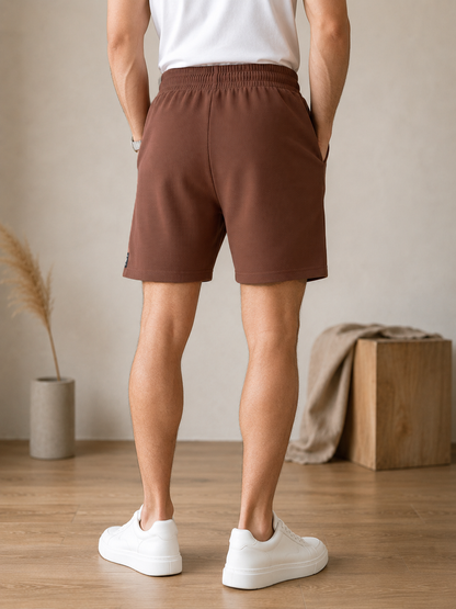 Mocha Brown AirWaffle Shorts