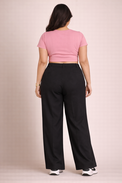 Trendy Women's High-Rise Stretch Plus Size Pants