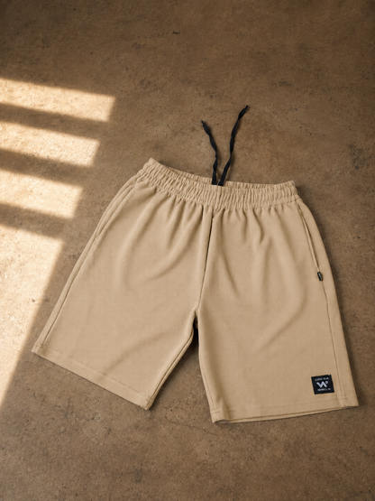Sand Beige AirWaffle Shorts