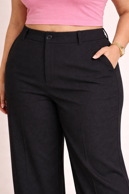 Trendy Women's High-Rise Stretch Plus Size Pants