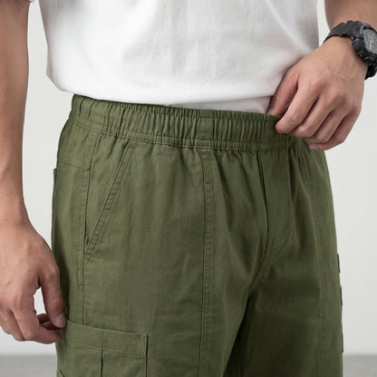 Men’s Olive Green Cargo Shorts