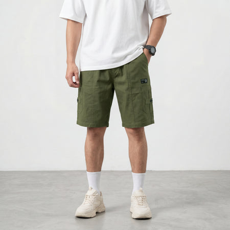 Men’s Olive Green Cargo Shorts