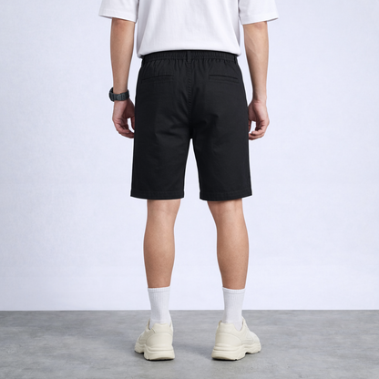 Premium Cotton Cargo Professional Black Shorts for Men
