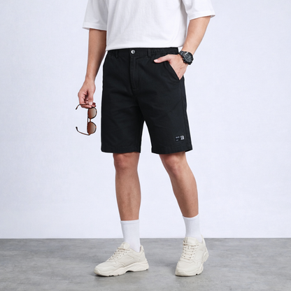 Premium Cotton Cargo Professional Black Shorts for Men
