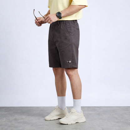Premium Cotton Cargo Professional Dark Grey Shorts for Men
