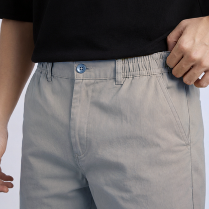 Premium Cotton Cargo Professional Light Gray Shorts for Men