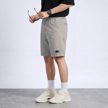 Premium Cotton Cargo Professional Light Gray Shorts for Men