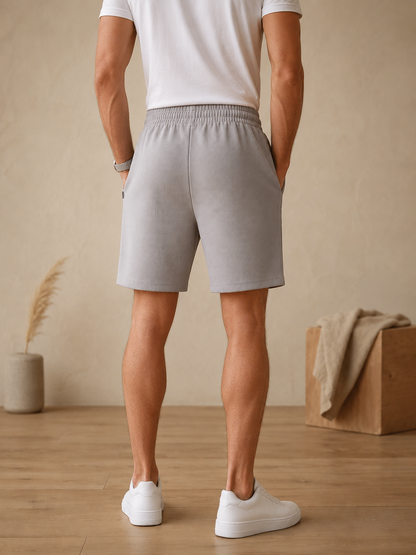 Frost Grey AirWaffle Shorts
