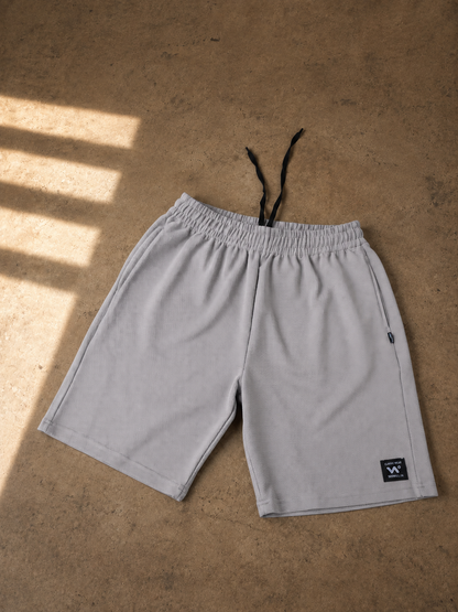 Frost Grey AirWaffle Shorts