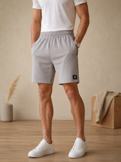 Frost Grey AirWaffle Shorts