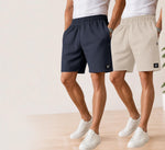 Waffle Shorts Combo – Beige & Dark Grey (2-Pack)
