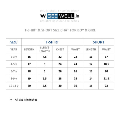 Stylish Kids' Graffiti Print T-Shirt & Shorts for Kids