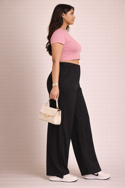 Trendy Women's High-Rise Stretch Plus Size Pants