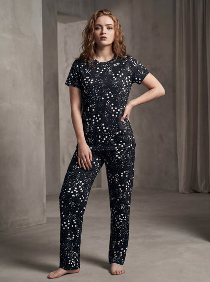 Midnight Star Premium Hosiery Night Set