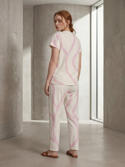 Rose Wave Premium Hosiery Night Set