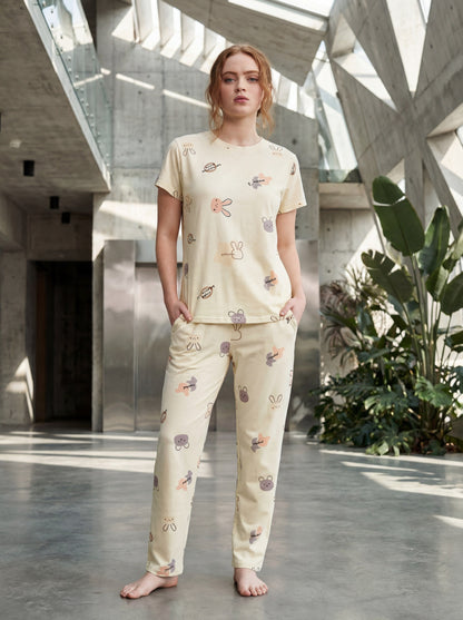 Soft Bunny Comfort Night Set