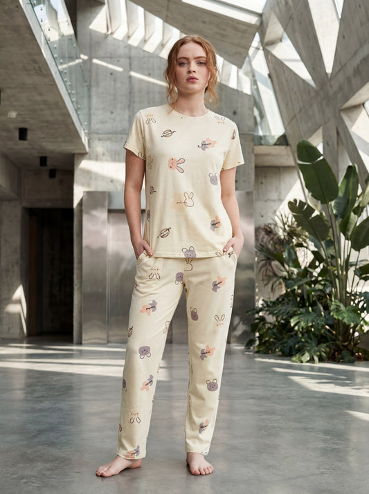 Soft Bunny Comfort Night Set