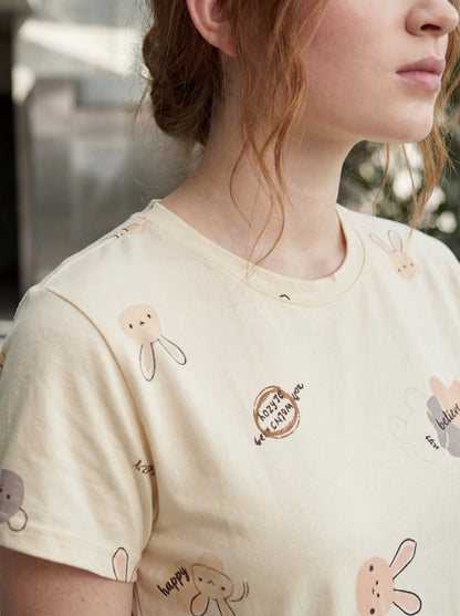 Soft Bunny Comfort Night Set