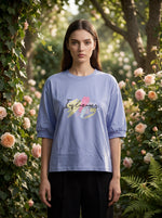 Lavender Blue “Influencer” Oversized T-Shirt