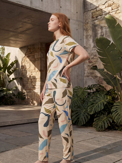 Terra Leaf Premium Hosiery Night Set