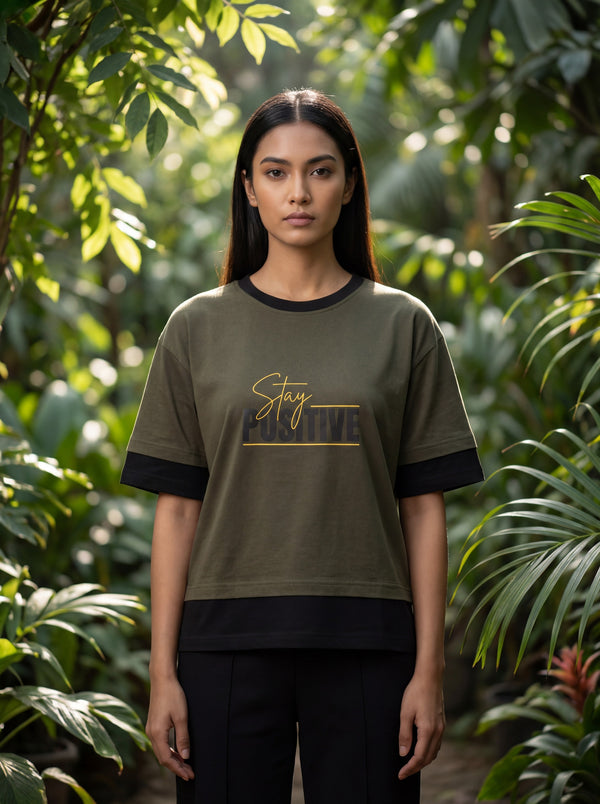 Stay Positive Crop Top